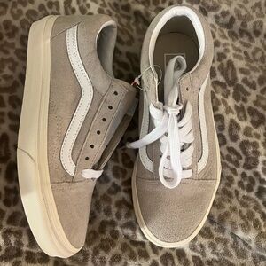 Old skool vans oatmeal (nwt) box included